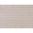 ECKSOFA Rosa Cord  - Braun/Rosa, KONVENTIONELL, Holz/Textil (230/190cm) - Carryhome