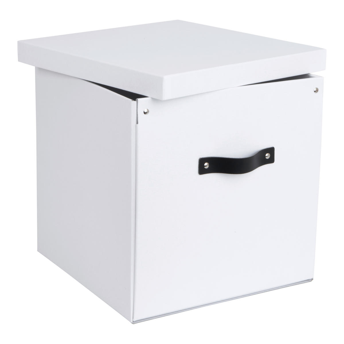 AUFBEWAHRUNGSBOX - Weiß, Basics, Karton/Papier (31.5/31cm)