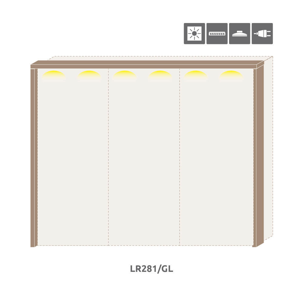 OKRASNI OKVIR - barve oreha, Design, leseni material (2,5/228/17,5cm) - Hom`in