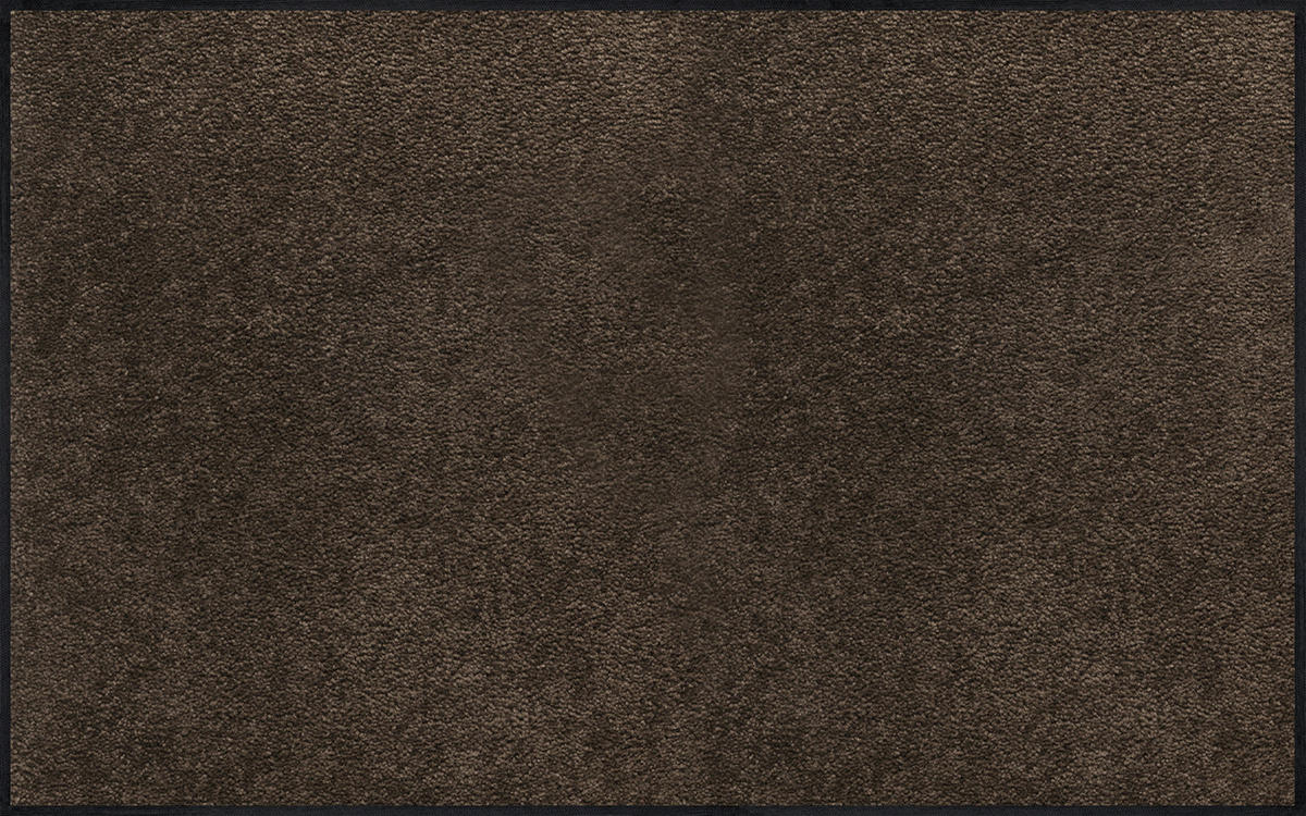 FLACHWEBETEPPICH 75/120 cm Espresso Brown Braun  - Braun, KONVENTIONELL, Kunststoff/Textil (75/120cm) - wash+dry