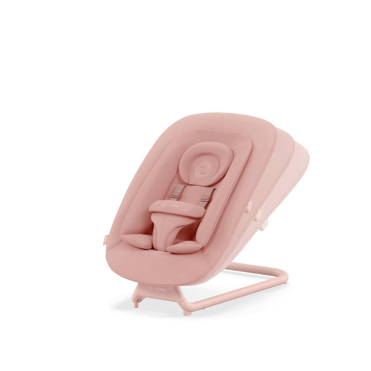 HOCHSTUHLLIEGE Lemo Bouncer  - Rosa, Basics, Kunststoff/Textil (61/44/46-55cm) - cybex GOLD