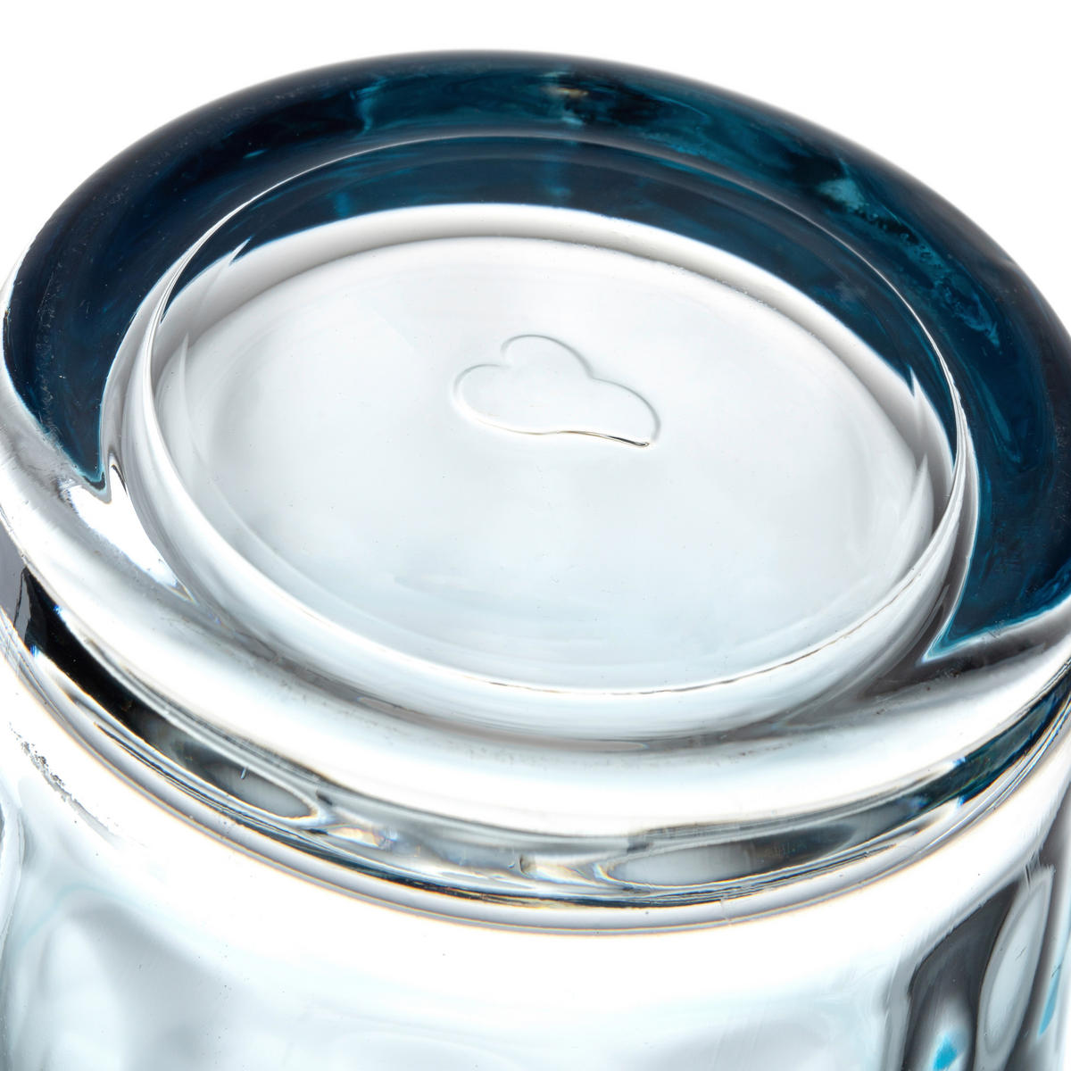 GLÄSERSET Optic 4-teilig  - Hellblau, Basics, Glas (9,20/15,50/9,20cm) - Leonardo