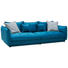 BIGSOFA in Textil Petrol - Petrol/Multicolor, Design, Textil (295/88/134cm) - Hom`in BIGSOFA in Textil Petrol - Petrol/Multicolor, Design, Textil (295/88/134cm) - Hom`in