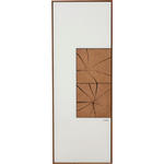 HÄNGEELEMENT in Eichefarben, Weiß   - Eichefarben/Weiß, Design, Glas/Holz (50/137/39cm) - Valnatura