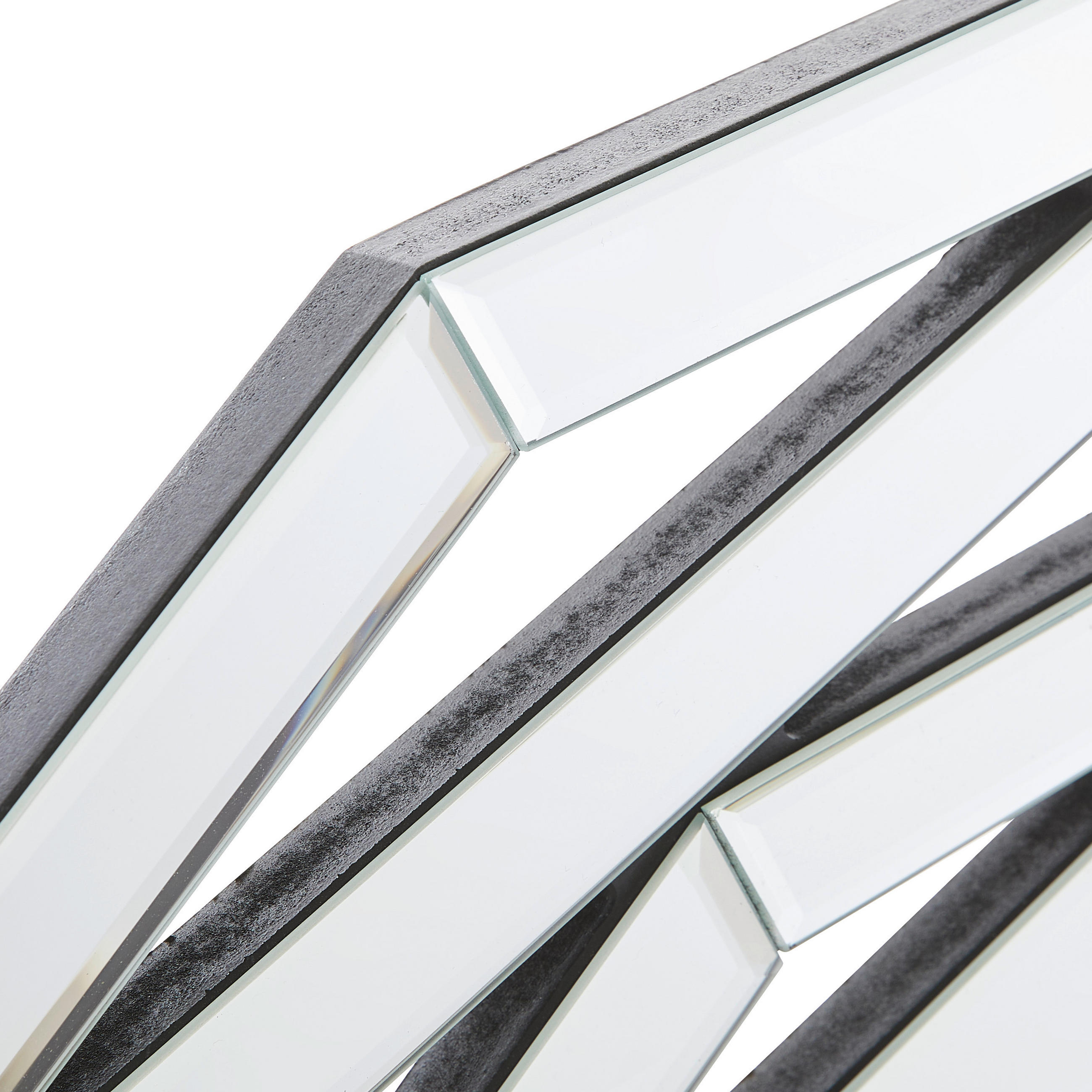 OGLEDALO ZIDNO  100/100/1,9 cm     - srebrne boje, Lifestyle, staklo/drvni materijal (100/100/1,9cm) - Xora