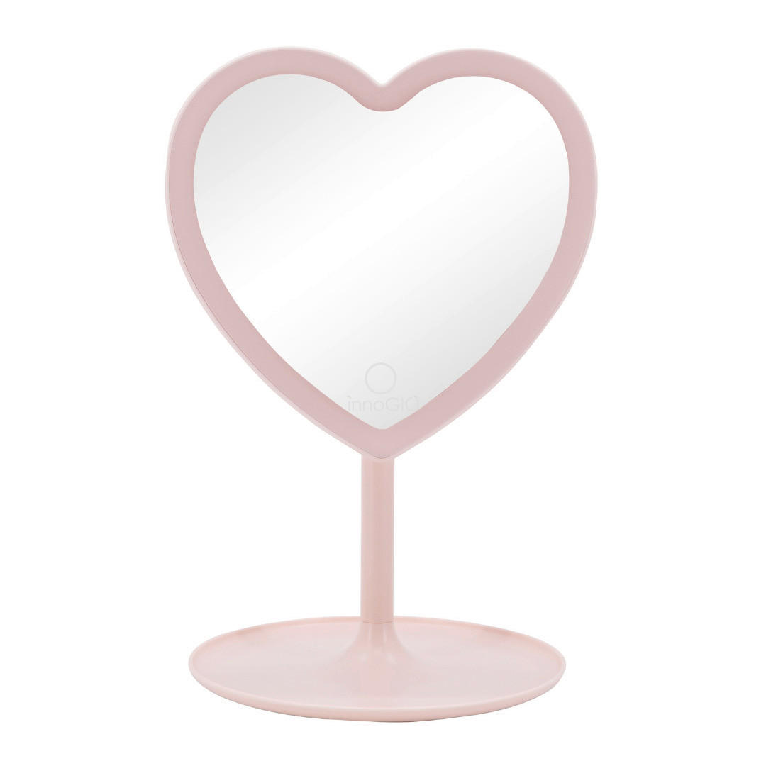 OGLEDALO, umetna masa  - pink, Basics, umetna masa (18/30cm)