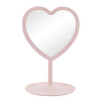 OGLEDALO, umetna masa  - pink, Basics, umetna masa (18/30cm)