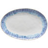 SERVIERPLATTE - Weiß/Hellblau, Basics, Keramik (41/28cm) - Costa Nova