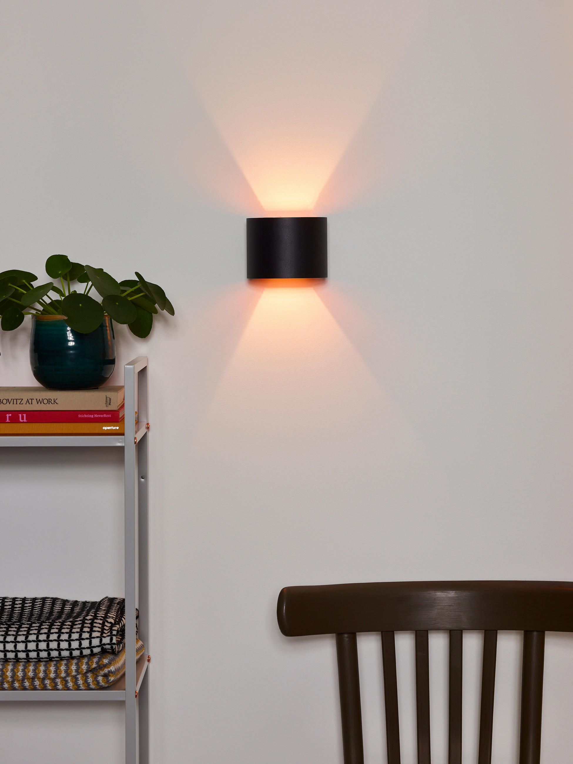 LED-WANDLEUCHTE XIO 11/13/9.7 cm   - Schwarz, Design, Metall (11/13/9.7cm) - Lucide