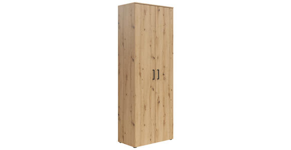 MEHRZWECKSCHRANK 70/195/40 cm  - Anthrazit/Schwarz, MODERN, Holzwerkstoff/Kunststoff (70/195/40cm) - Carryhome