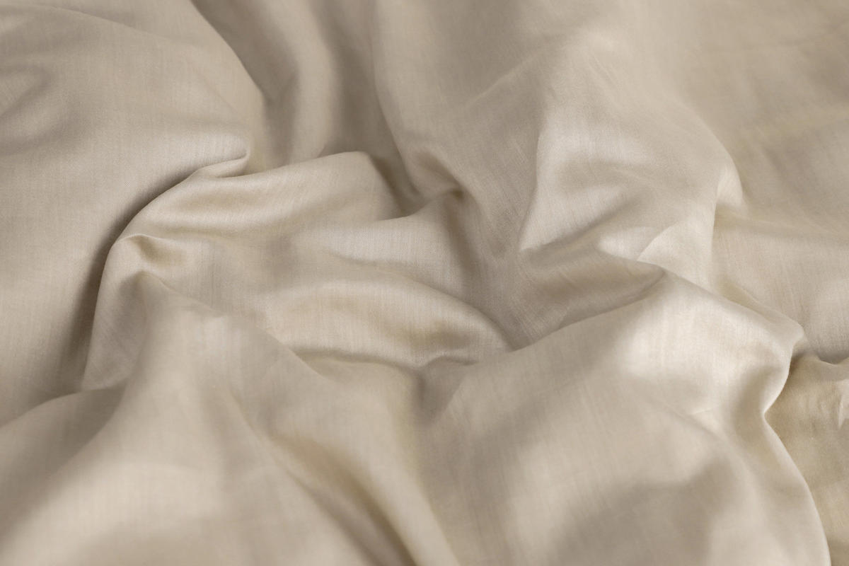 WENDEBETTWÄSCHE Marcel.Remus.Design - Palma beige Satin 135/200 cm  - Beige, Design, Textil (135/200cm)