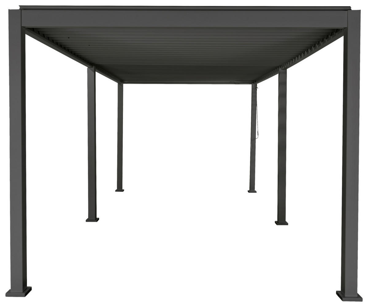 PERGOLA 600/250/300 cm Aluminium  - Anthrazit, MODERN, Metall (600/250/300cm) - Gardenson