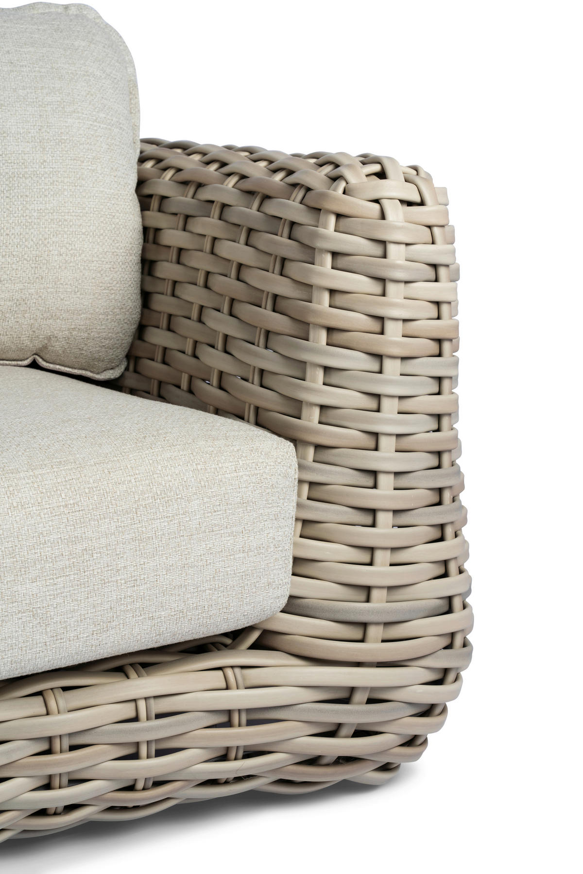 LOUNGESOFA  - Creme, Basics, Kunststoff/Textil (234/85/100cm) - Tierra Outdoor