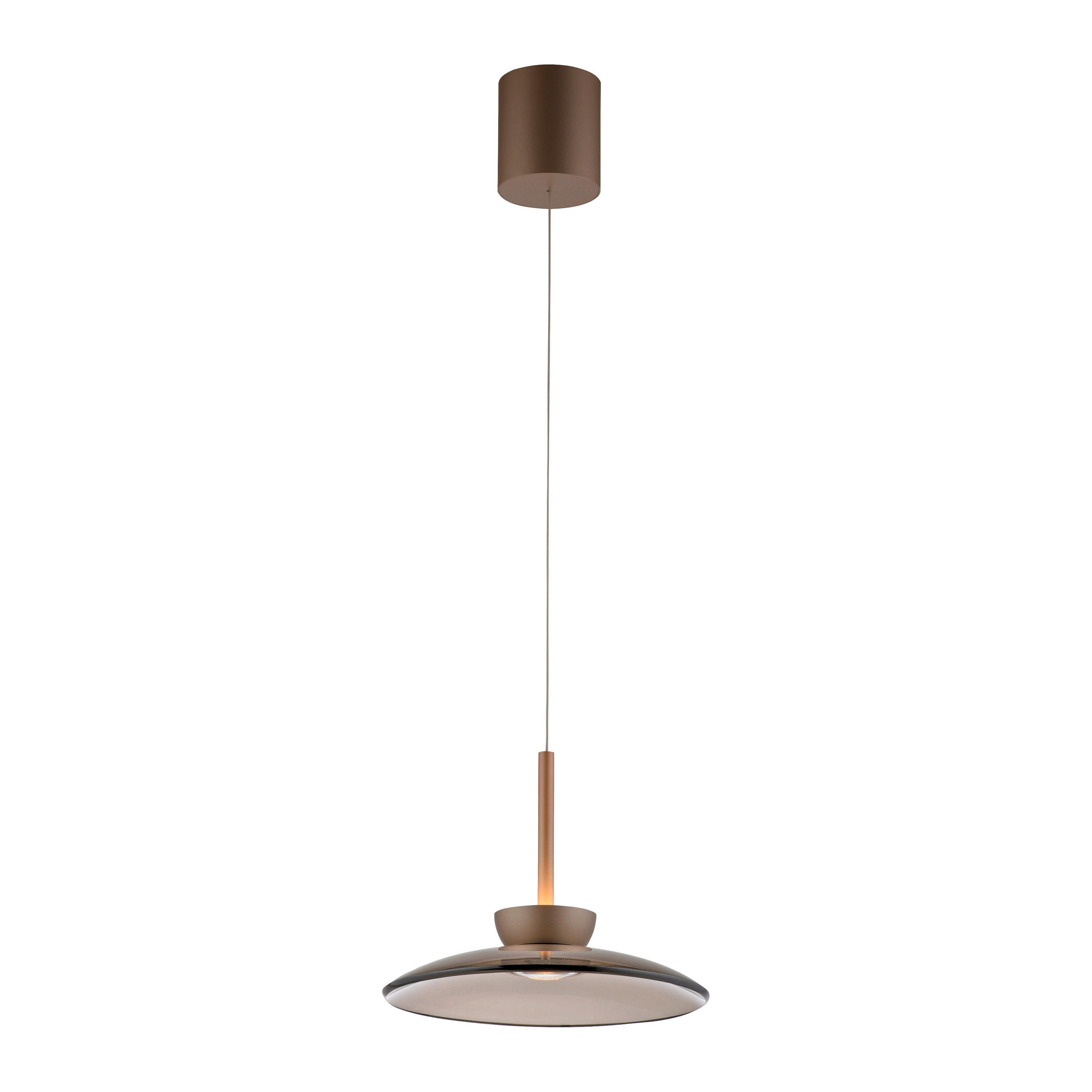LED-PENDELLEUCHTE 32/32/200 cm    - Bronzefarben, Design, Glas/Metall (32/32/200cm) - Neuhaus PURE