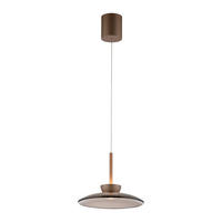 LED-PENDELLEUCHTE 32/32/200 cm    - Bronzefarben, Design, Glas/Metall (32/32/200cm) - Neuhaus PURE