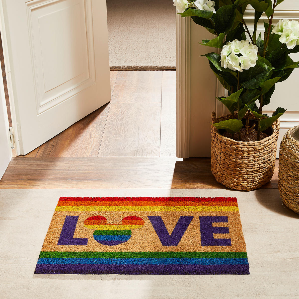 FUßMATTE   Braun, Multicolor  - Multicolor/Braun, Basics, Kunststoff/Textil (60/40/0,15cm) - Disney