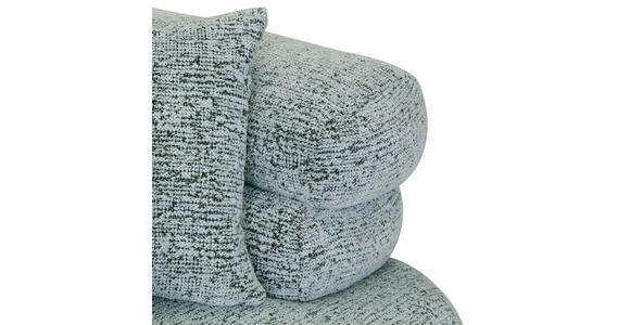 ECKSOFA  in Chenille Mintgrün  276/170 cm  - Schwarz/Mintgrün, KONVENTIONELL, Kunststoff/Textil (276/170cm) - Carryhome