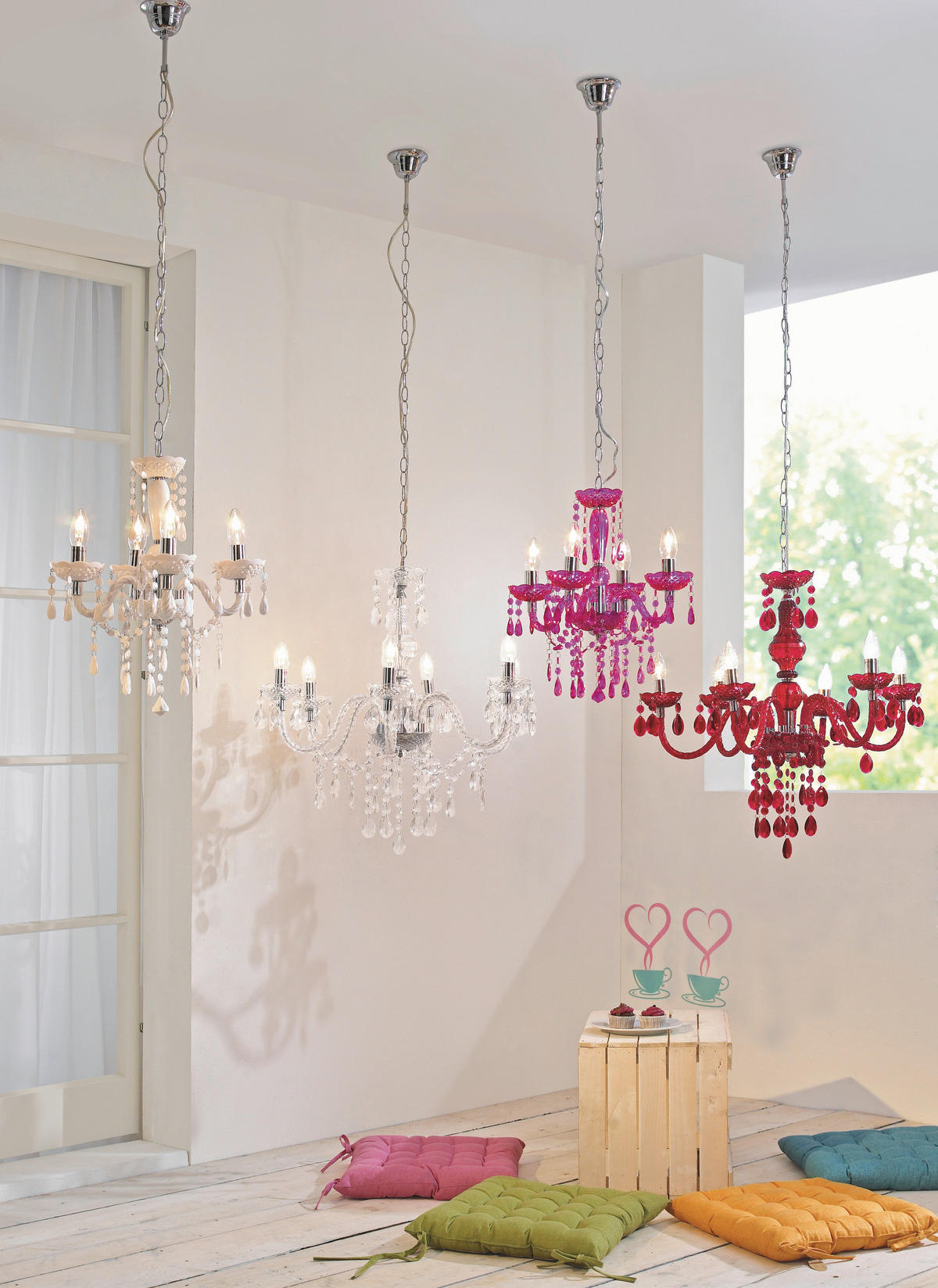 HÄNGELEUCHTE 67/166 cm    - Lifestyle, Kunststoff/Metall (67/166cm) - Globo