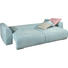 SCHLAFSOFA in Textil, Holzwerkstoff Hellblau - Pink/Hellgrau, Design, Holzwerkstoff/Kunststoff (250/87/129cm) - Carryhome SCHLAFSOFA in Textil, Holzwerkstoff Hellblau - Pink/Hellgrau, Design, Holzwerkstoff/Kunststoff (250/87/129cm) - Carryhome