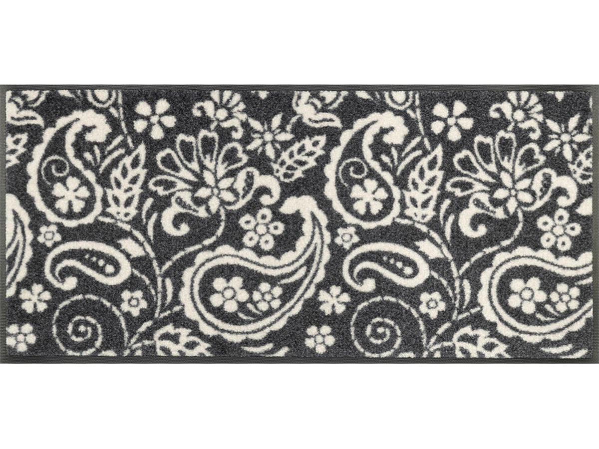 COVORAȘ DE INTRARE 35/75 cm  - negru, Konventionell, plastic/textil (35/75cm) - wash+dry