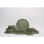 KOMBISERVICE Kyoto 12-teilig  - Grün, Trend, Keramik - Novel