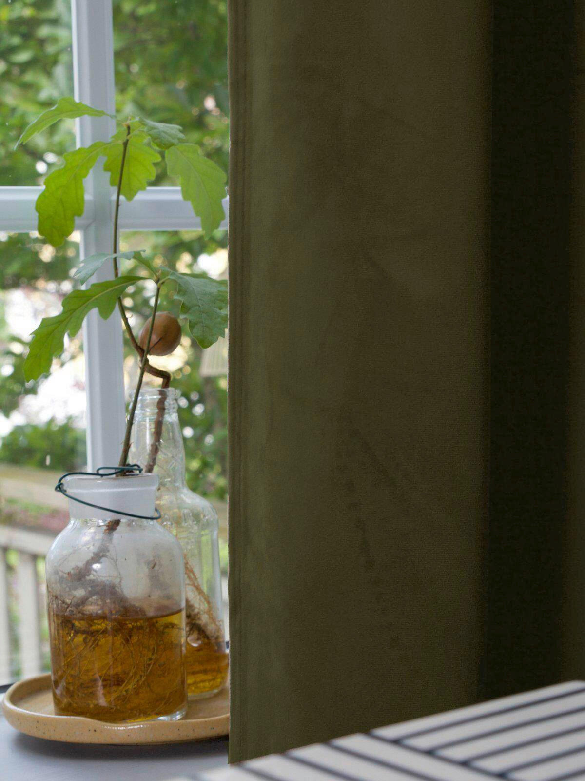 FERTIGVORHANG Verdunkelung  - Grün, Basics, Textil (135/280cm) - Svanefors