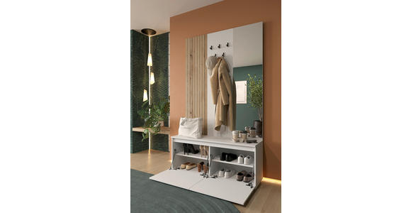 GARDEROBE  in 120/200/36,6 cm  - Eichefarben/Weiß, KONVENTIONELL, Holzwerkstoff (120/200/36,6cm) - Carryhome