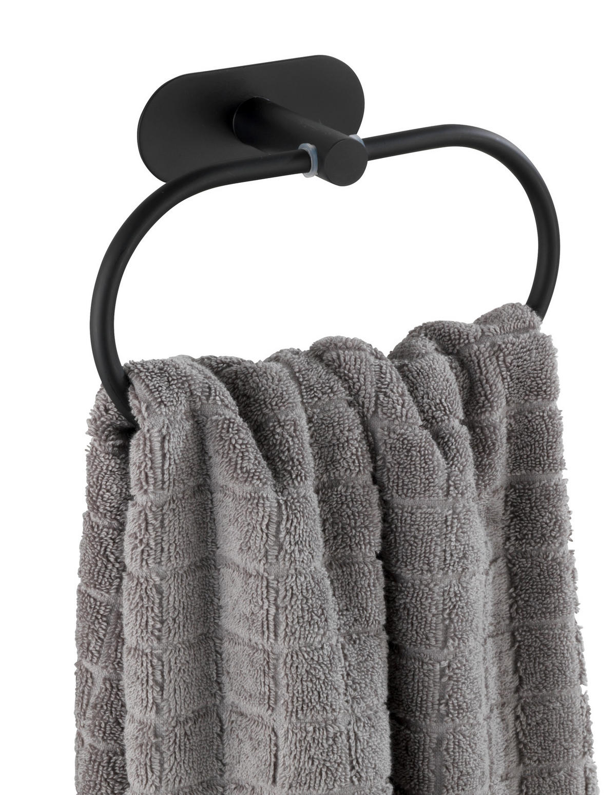 HANDDUKSHÅLLARE 7/26,7/17,8 cm  - svart, Design, metall (7/26,7/17,8cm)