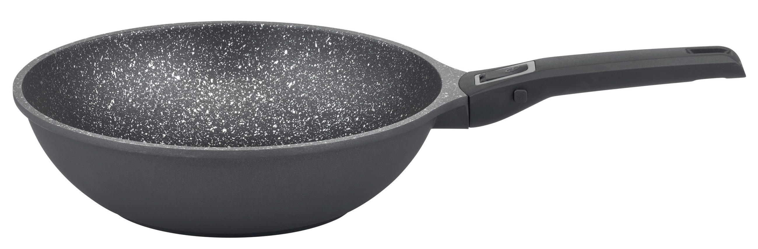 WOKPANNA 28 cm  - svart, Basics, metall (28cm) - GSW