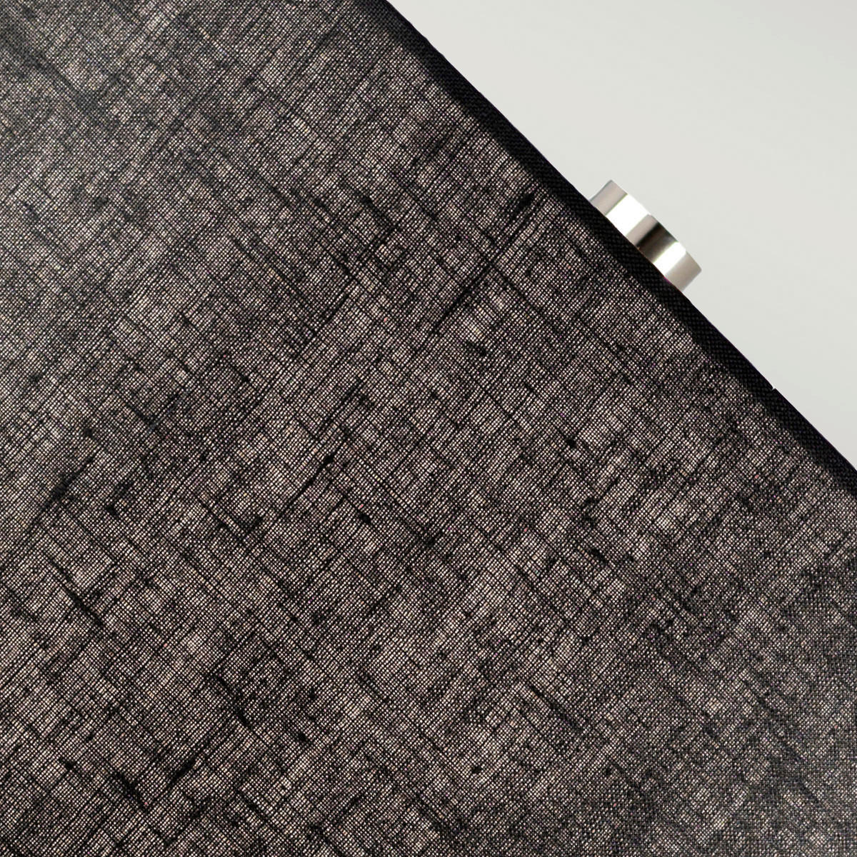 TISCHLEUCHTE - Schwarz/Nickelfarben, Konventionell, Glas/Textil (36/67cm) - Elstead Lighting