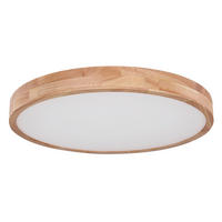 STROPNÍ LED SVÍTIDLO, 60/10,5 cm  - bílá/přírodní barvy, Natur, kov/plast (60/10,5cm)