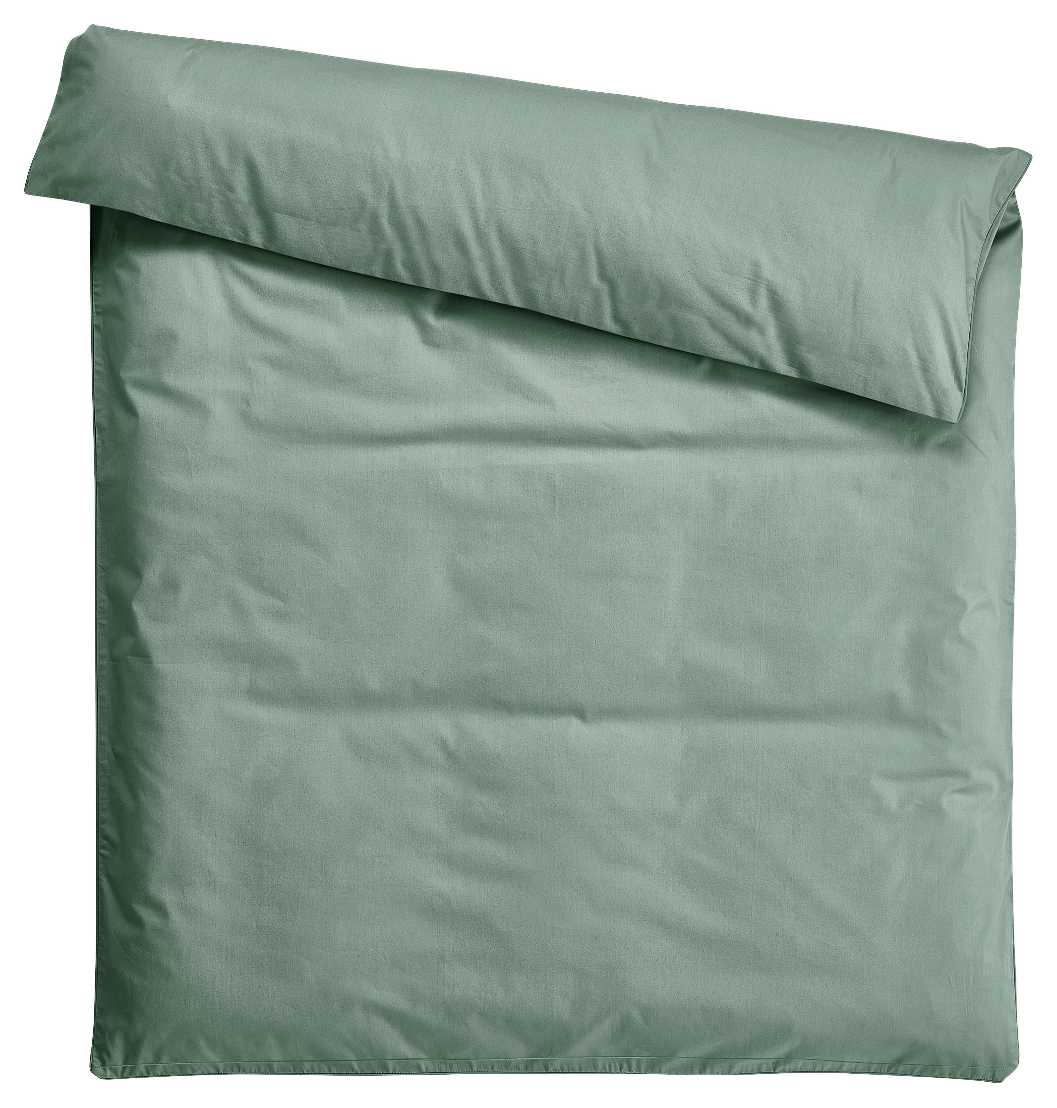 DUVETBEZUG -teilig Uno Satin 160/210 cm  - Hellgrün, Basics, Textil (160/210cm) - Dieter Knoll