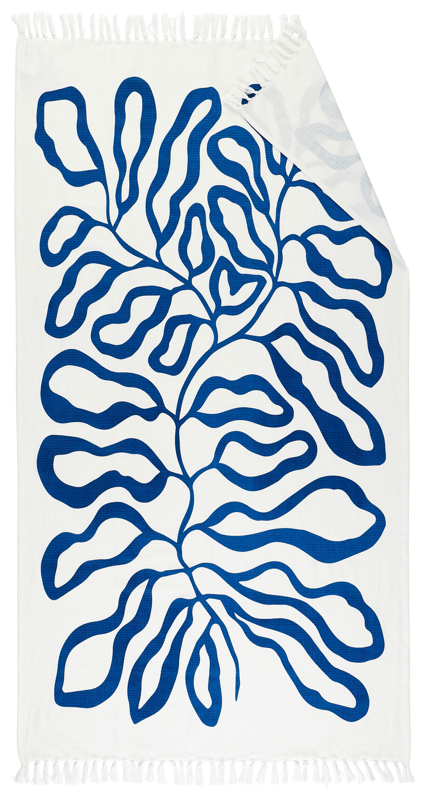 PROSOP DE PLAJĂ 100/180 cm albastru  - albastru, Design, textil (100/180cm) - Esposa