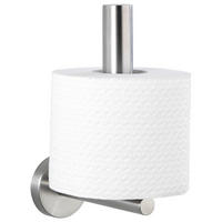 TOILETTENPAPIERHALTER - Edelstahlfarben, Basics, Metall (8/18/12,5cm) - Wenko