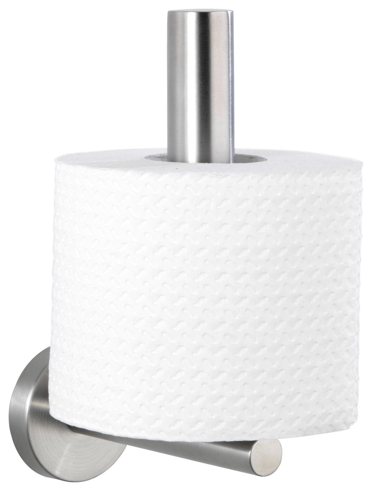 TOILETTENPAPIERHALTER - Edelstahlfarben, Basics, Metall (8/18/12,5cm) - Wenko