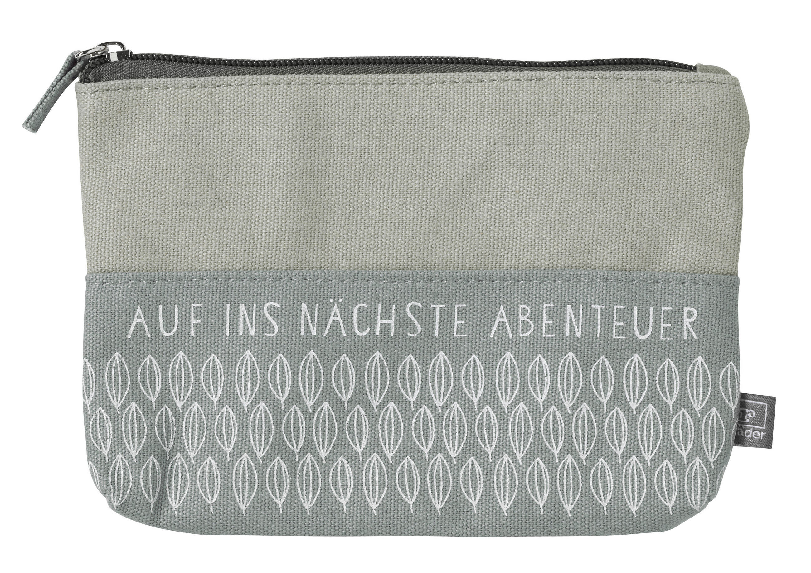 GELDBÖRSE Grau  - Grau, Basics, Textil (18,5/13,5cm) - Räder
