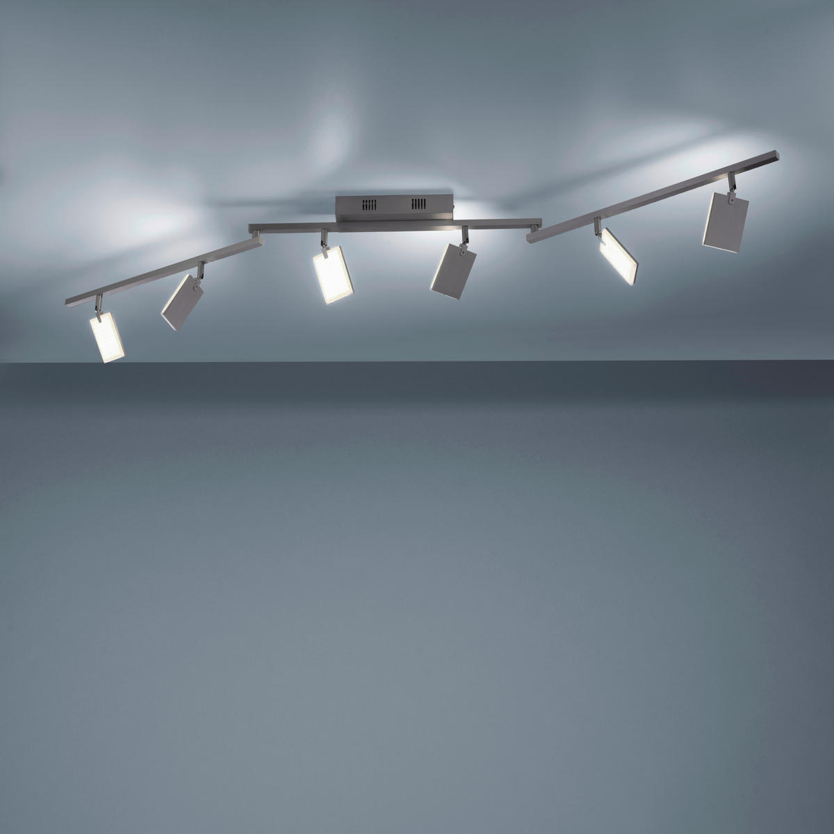 LED-STRAHLER PURE-MIRA 161/104/24 cm   - Alufarben, Design, Kunststoff/Metall (161/104/24cm) - Neuhaus PURE
