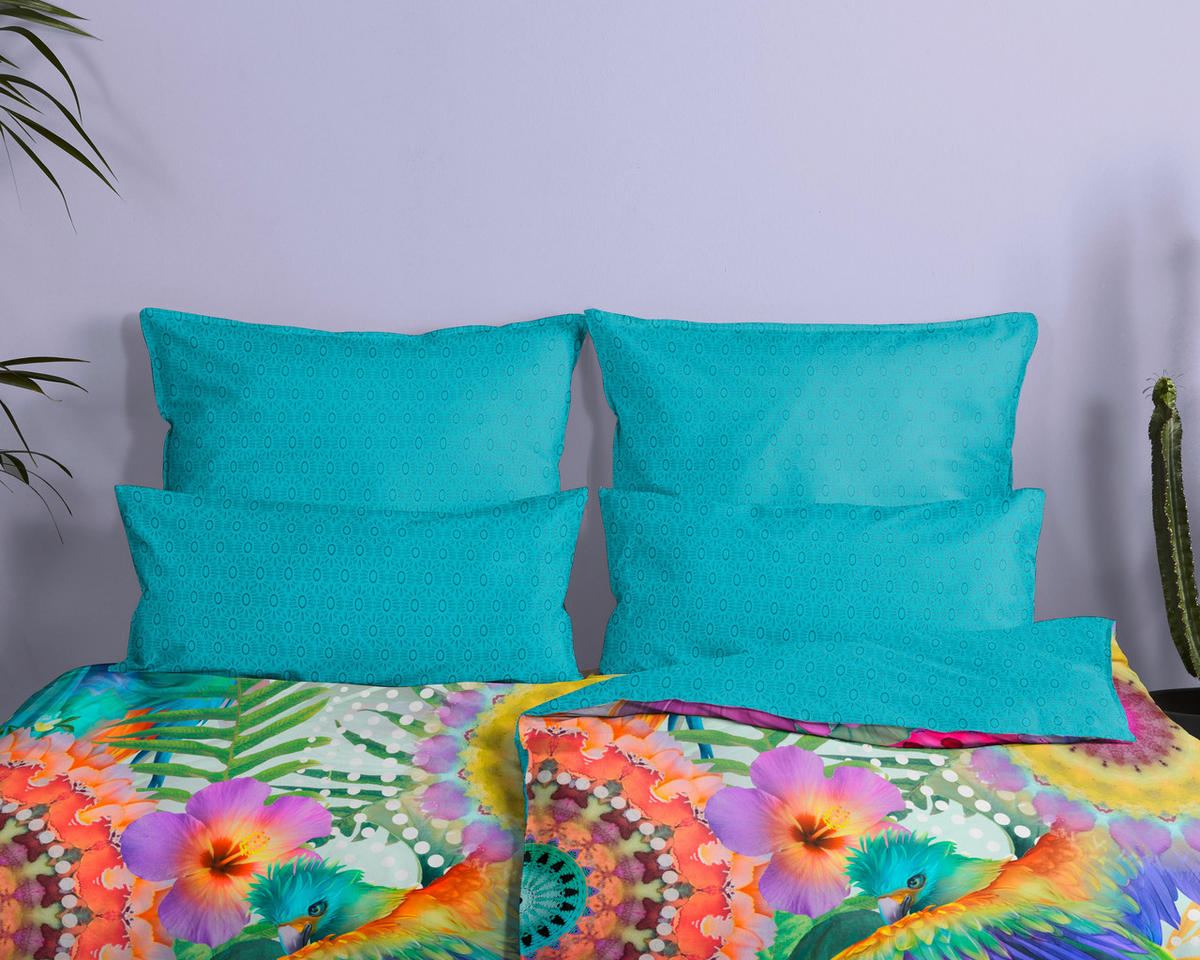 BETTWÄSCHE HIP Satin  - Multicolor, Trend, Textil (140/200cm)