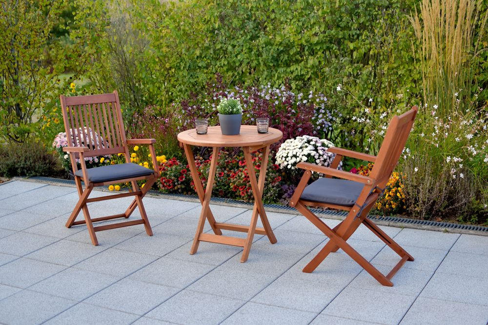 GARTENTISCH 65/65/1 cm Holz rund  - Naturfarben, MODERN, Holz (65/65/1cm) - Gardenson