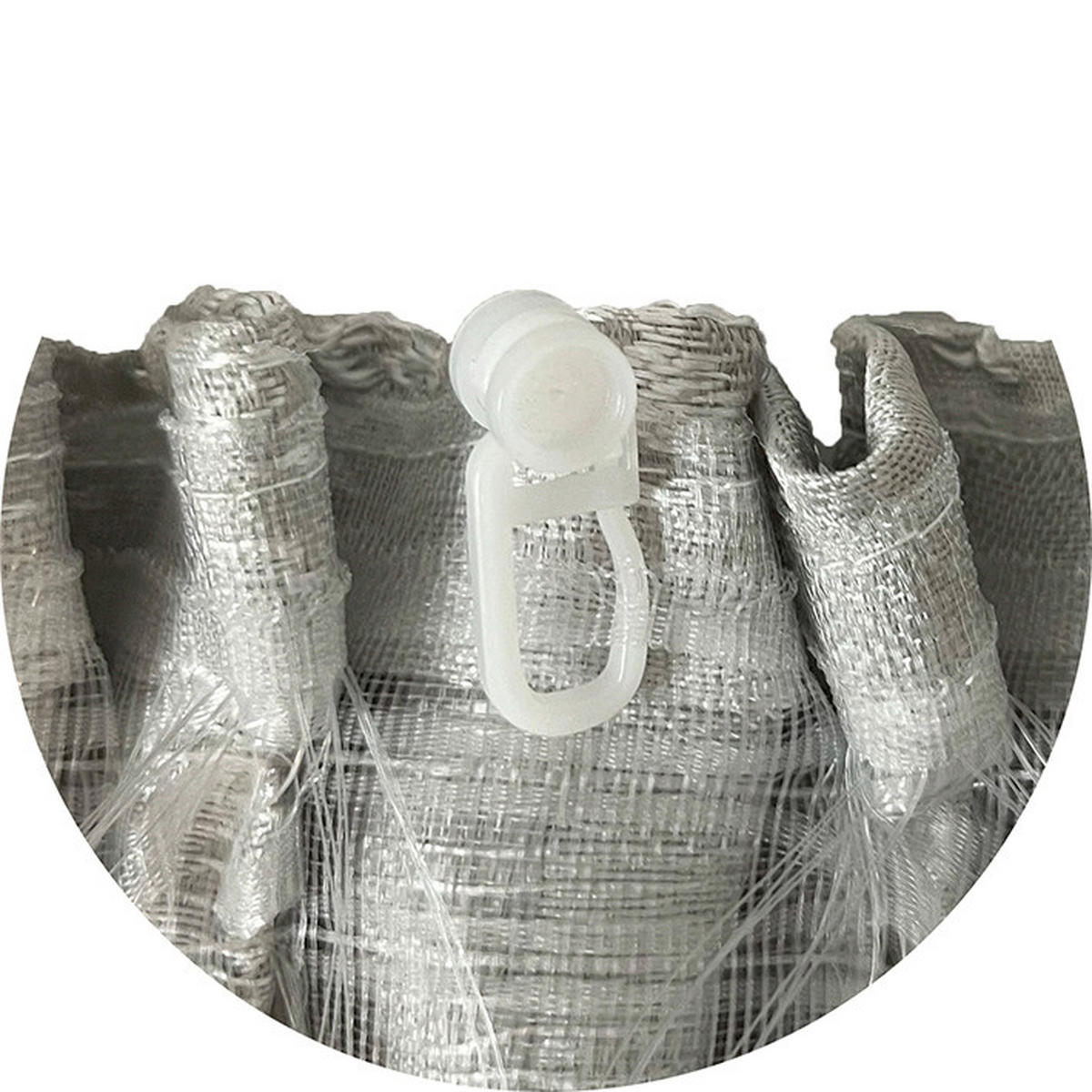 FERTIGVORHANG  halbtransparent   140/245 cm  - Grau, Basics, Textil (140/245cm)