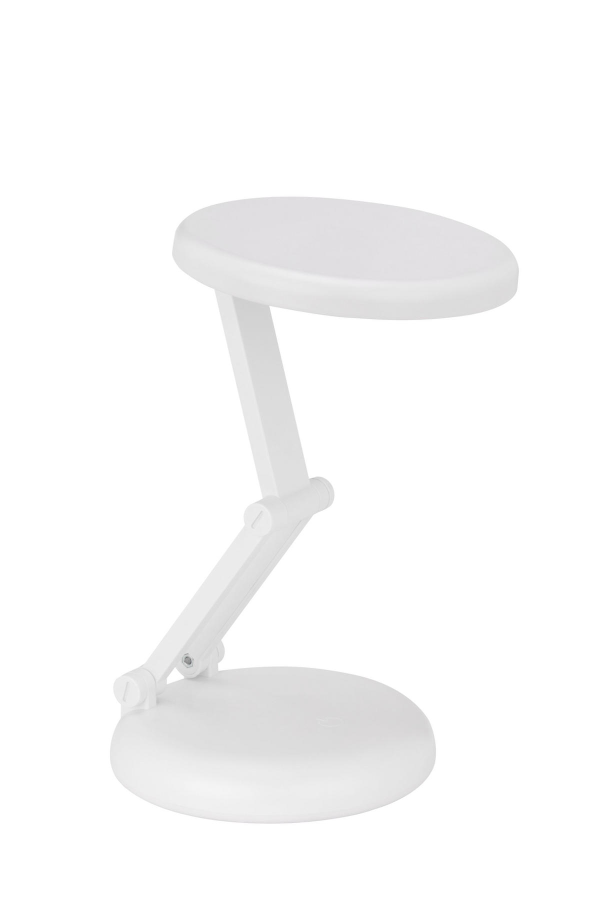 LAMPĂ DE BIROU CU LED - alb, Basics, plastic (12,5/23,5cm) - Novel