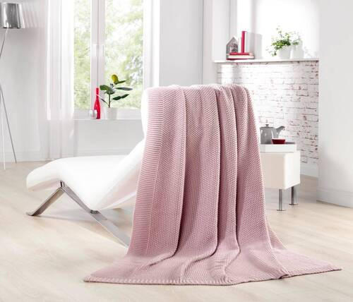 DECKE 130/170 cm  - Weiß, Basics, Textil (130/170cm) - Novel