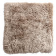 SITZKISSEN  34/34 cm   - Taupe, KONVENTIONELL, Textil/Fell (34/34cm) - Esposa