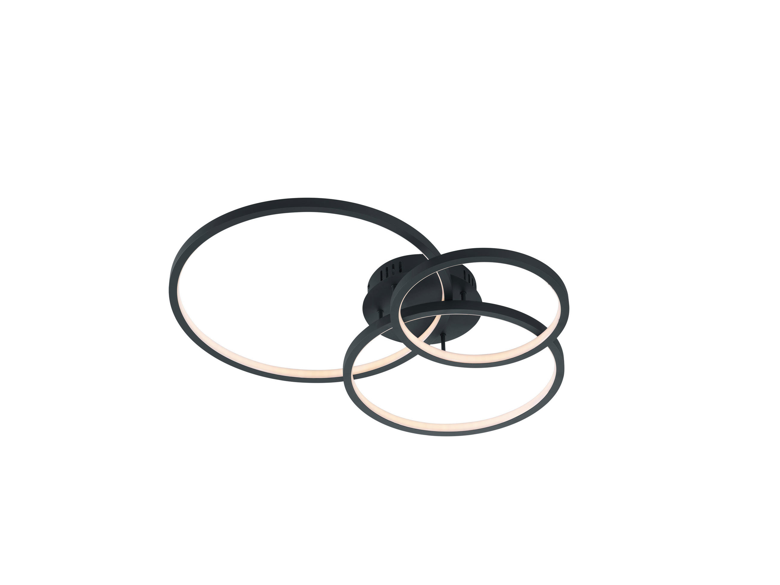 LED-DECKENLEUCHTE Aaron  Smart 79/10,5/64 cm   - Anthrazit, Design, Metall (79/10,5/64cm) - Trio Leuchten