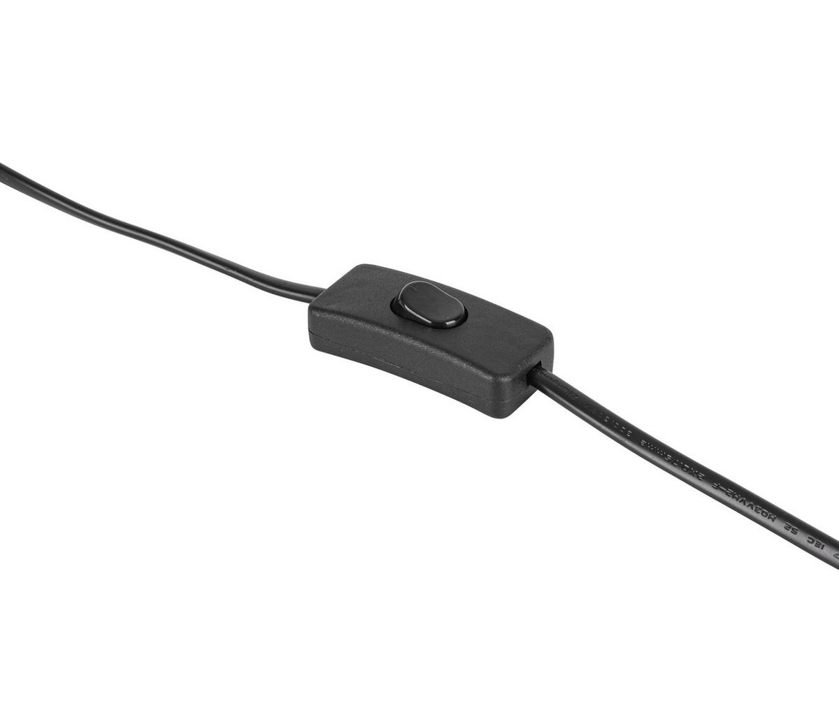 TISCHLEUCHTE 12/22,5 cm   - Schwarz, Basics, Glas/Metall (12/22,5cm) - Novel
