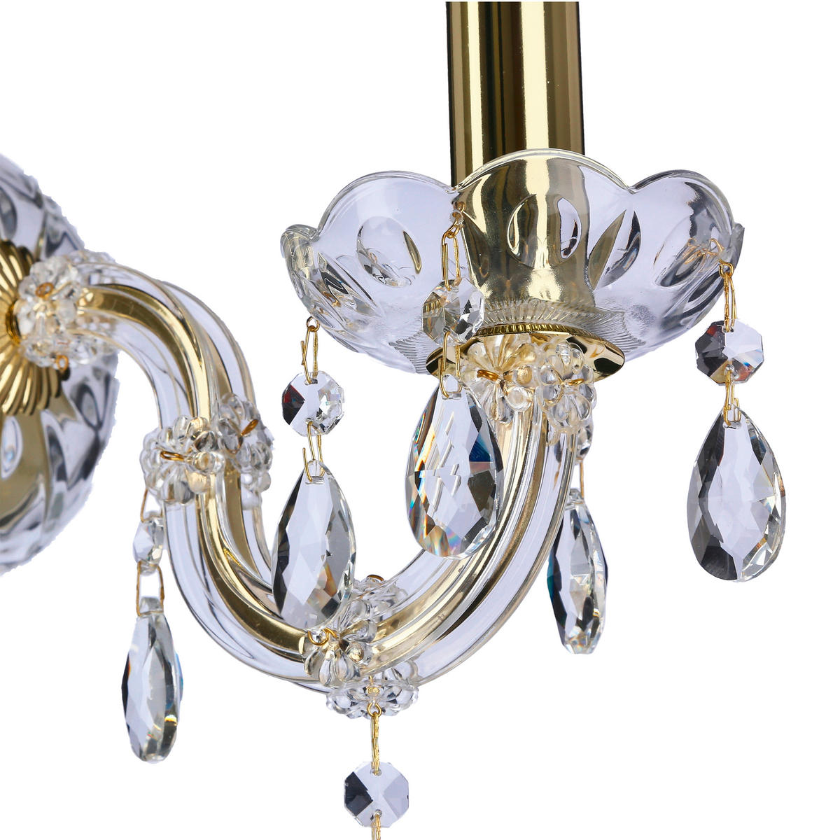 WANDLEUCHTE 12/26/24 cm   - Goldfarben, KONVENTIONELL, Metall (12/26/24cm)
