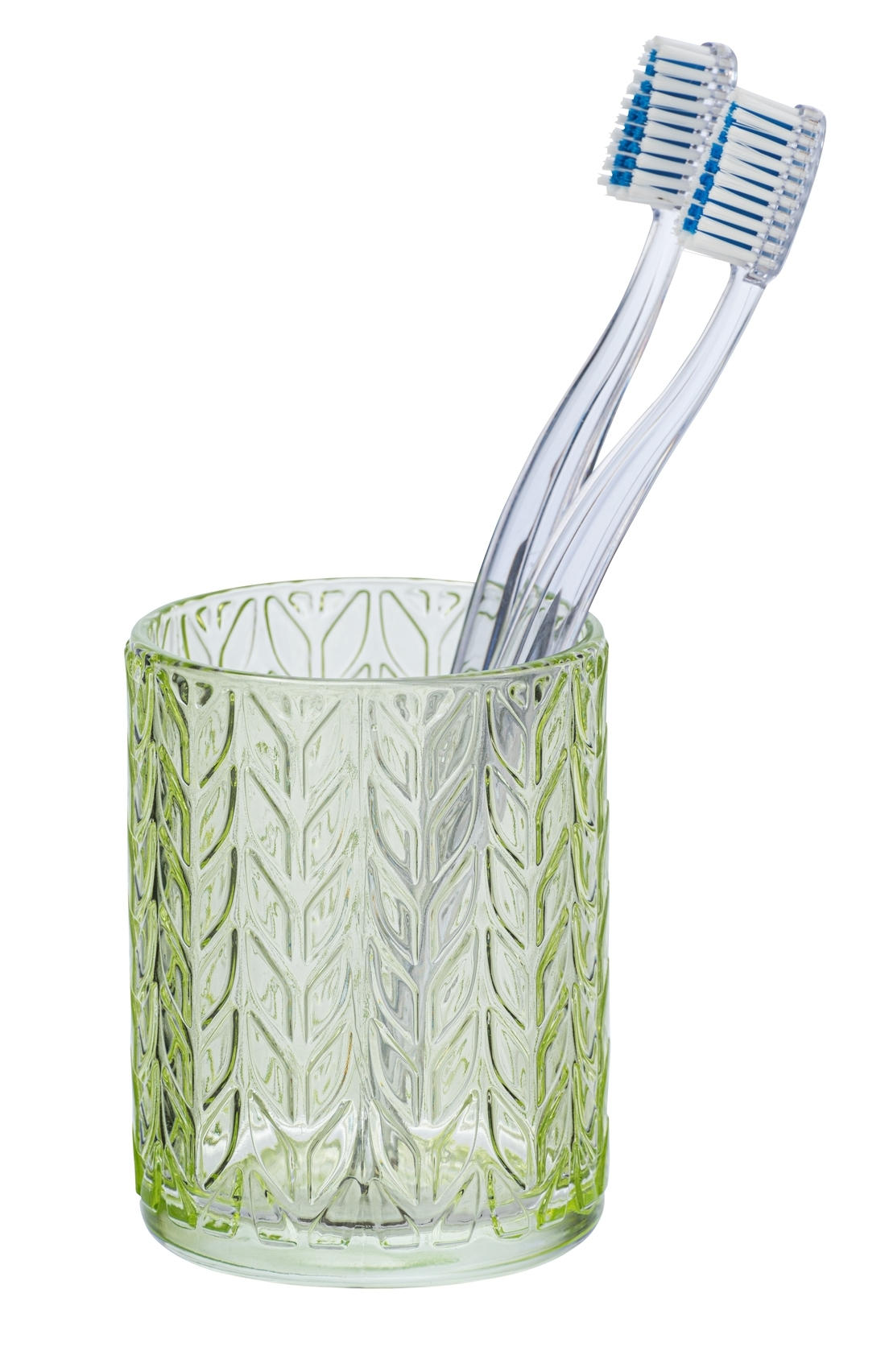 ZAHNPUTZBECHER  - Grün, Basics, Glas (7,5/10/7,5cm) - Wenko