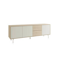 SIDEBOARD LABOE 197/67/41 cm 2 Schublade(n)  - Eiche Bianco/Seidengrau, MODERN, Holzwerkstoff (197/67/41cm) - Schöner Wohnen