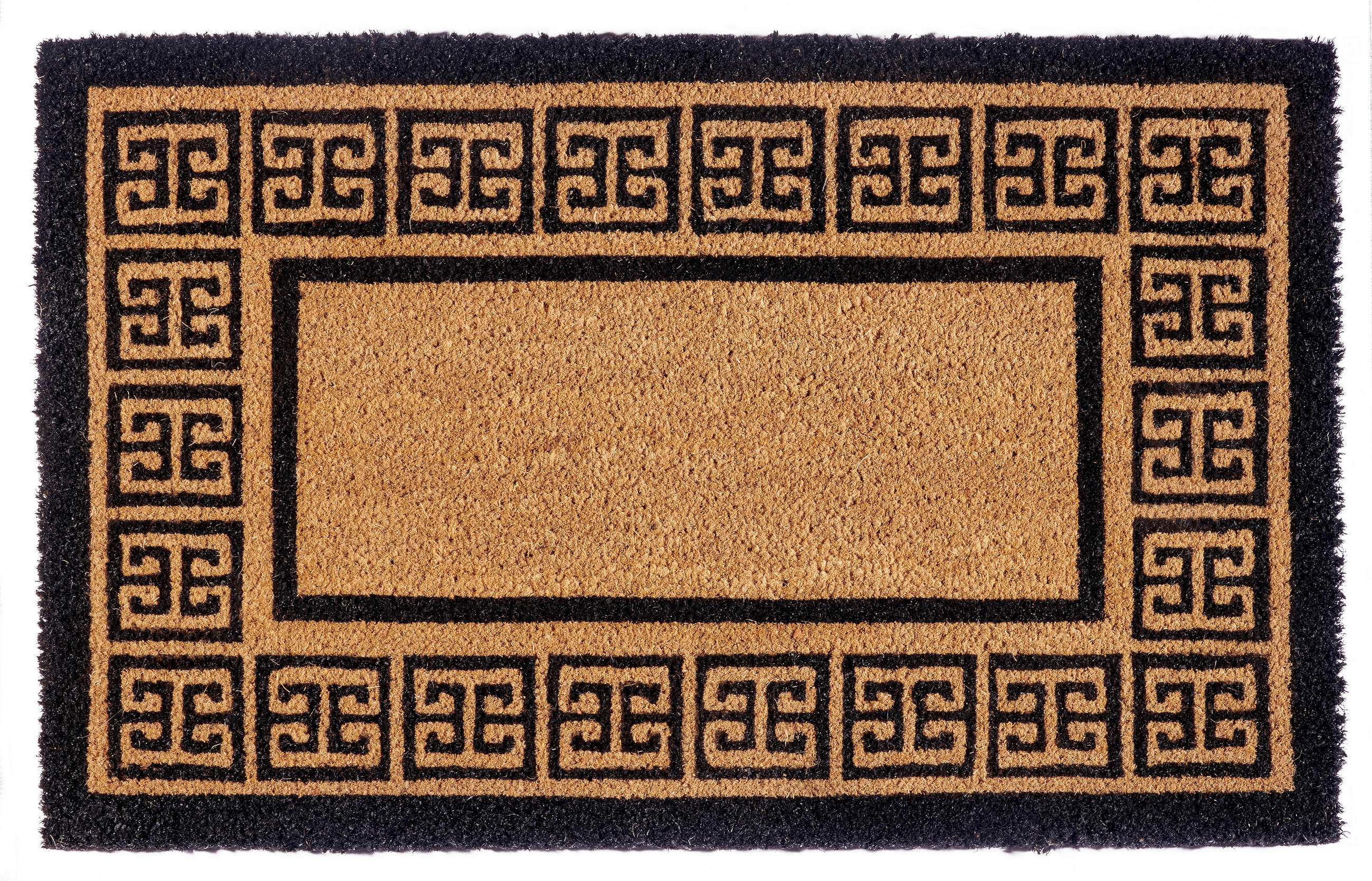 FUSSMATTE  50/80 cm  Schwarz, Hellbraun  Ornament  - Hellbraun/Schwarz, Basics, Kunststoff/Textil (50/80cm) - Villeroy & Boch