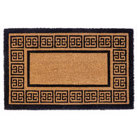 FUSSMATTE  50/80 cm  Schwarz, Hellbraun  Ornament  - Hellbraun/Schwarz, Basics, Kunststoff/Textil (50/80cm) - Villeroy & Boch